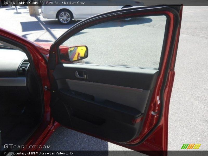 Rave Red / Medium Gray 2011 Mitsubishi Galant FE