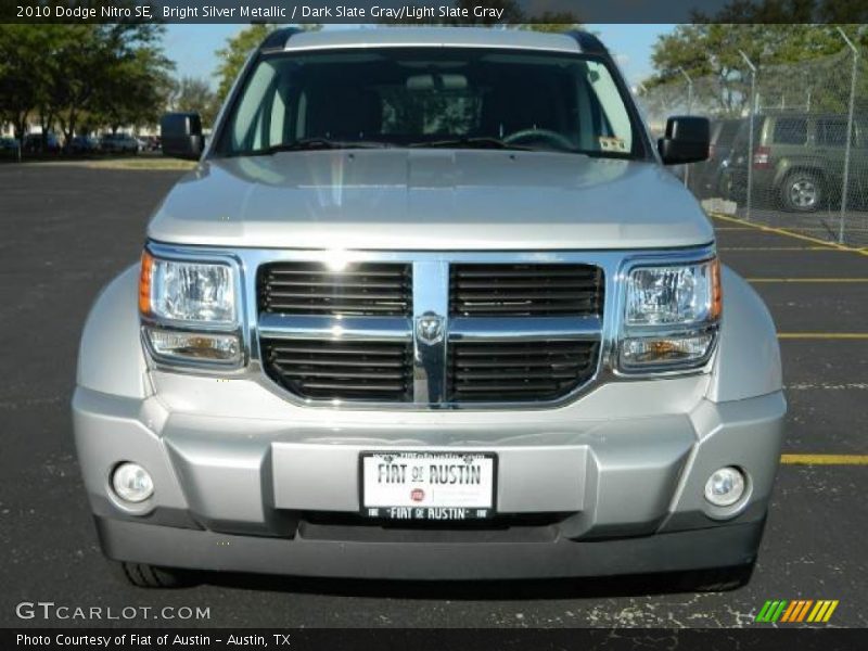 Bright Silver Metallic / Dark Slate Gray/Light Slate Gray 2010 Dodge Nitro SE