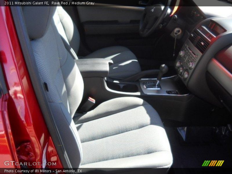 Rave Red / Medium Gray 2011 Mitsubishi Galant FE