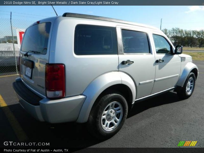 Bright Silver Metallic / Dark Slate Gray/Light Slate Gray 2010 Dodge Nitro SE