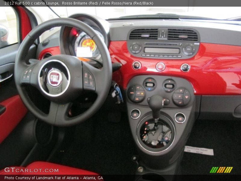 Dashboard of 2012 500 c cabrio Lounge