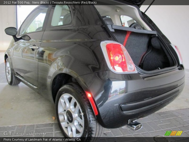 Nero (Black) / Tessuto Rosso/Nero (Red/Black) 2012 Fiat 500 Pop
