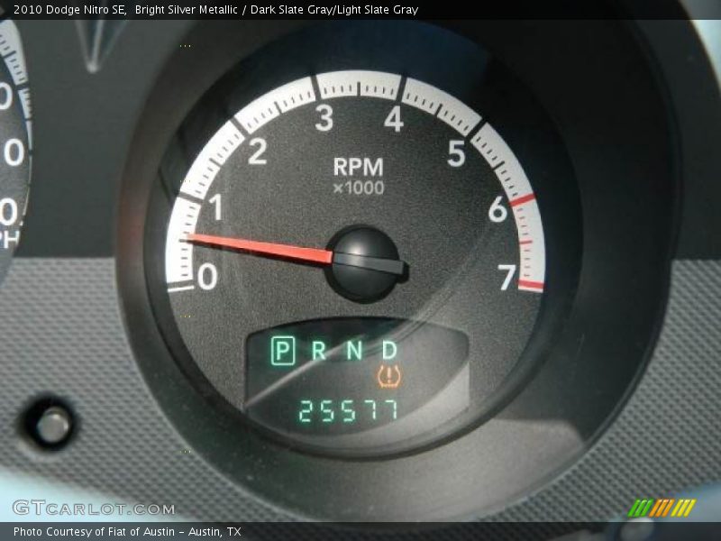 Bright Silver Metallic / Dark Slate Gray/Light Slate Gray 2010 Dodge Nitro SE