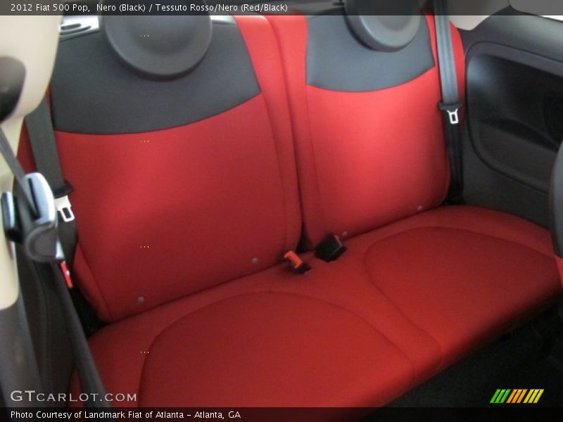 Nero (Black) / Tessuto Rosso/Nero (Red/Black) 2012 Fiat 500 Pop