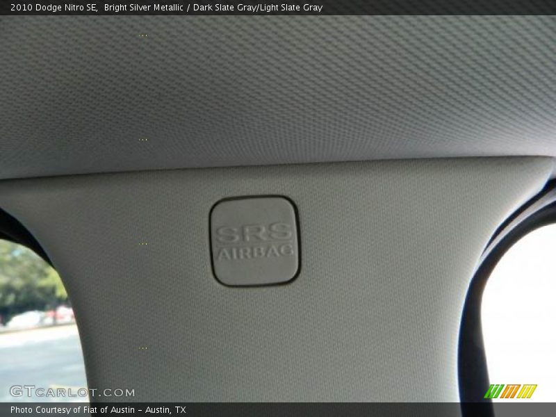 Bright Silver Metallic / Dark Slate Gray/Light Slate Gray 2010 Dodge Nitro SE