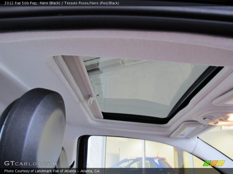 Nero (Black) / Tessuto Rosso/Nero (Red/Black) 2012 Fiat 500 Pop