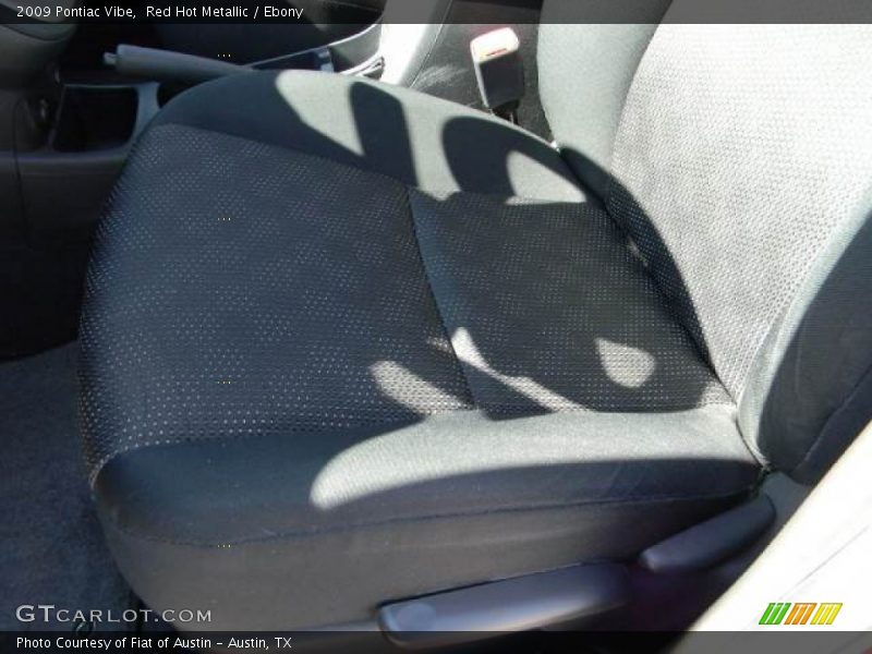 Red Hot Metallic / Ebony 2009 Pontiac Vibe