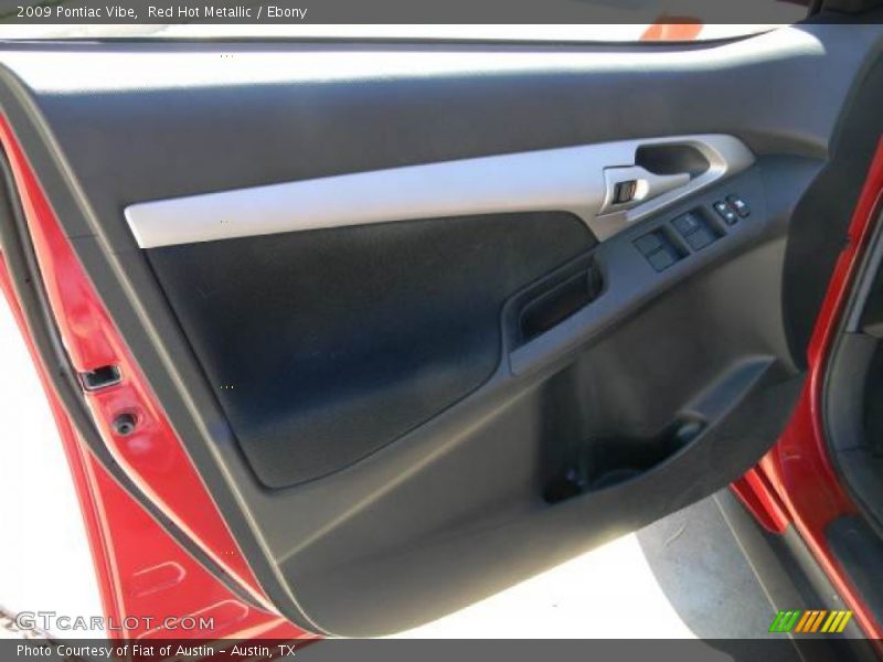 Red Hot Metallic / Ebony 2009 Pontiac Vibe