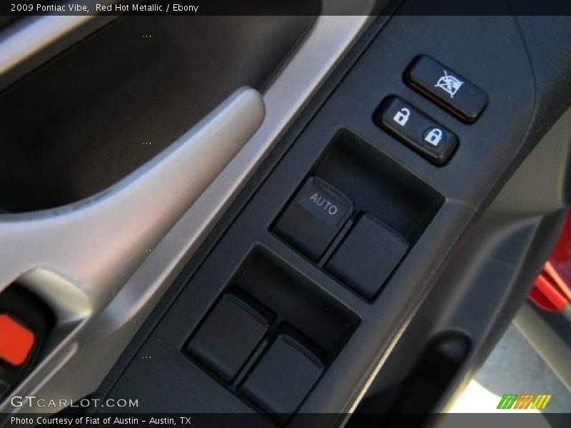 Red Hot Metallic / Ebony 2009 Pontiac Vibe