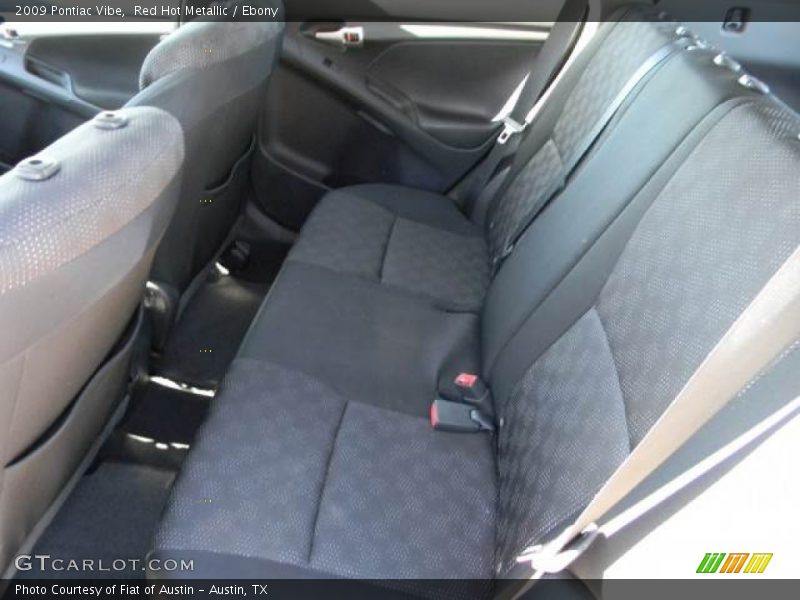 Red Hot Metallic / Ebony 2009 Pontiac Vibe