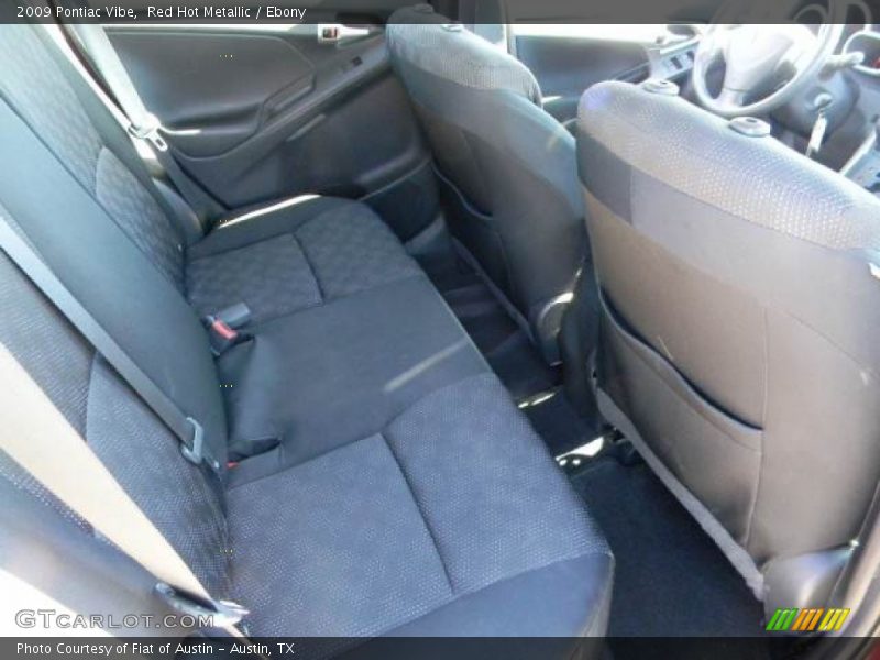 Red Hot Metallic / Ebony 2009 Pontiac Vibe