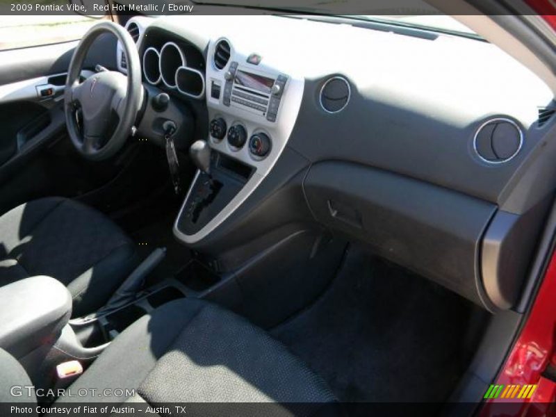 Red Hot Metallic / Ebony 2009 Pontiac Vibe