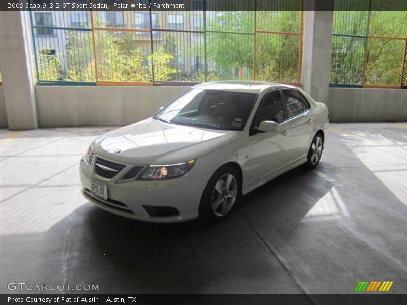 Polar White / Parchment 2009 Saab 9-3 2.0T Sport Sedan
