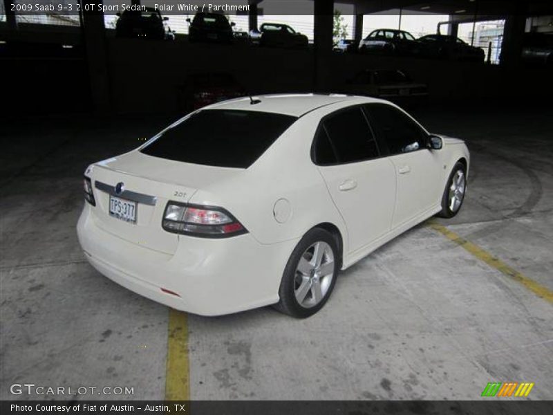 Polar White / Parchment 2009 Saab 9-3 2.0T Sport Sedan