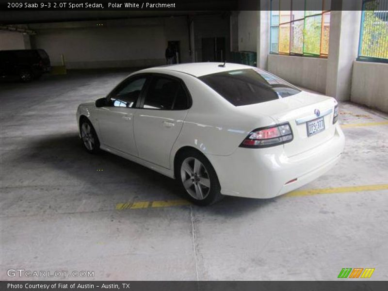 Polar White / Parchment 2009 Saab 9-3 2.0T Sport Sedan