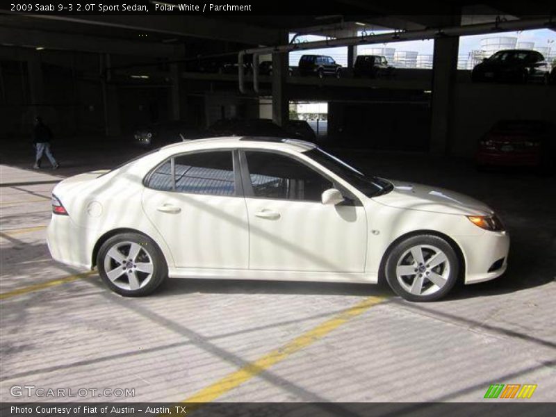 Polar White / Parchment 2009 Saab 9-3 2.0T Sport Sedan