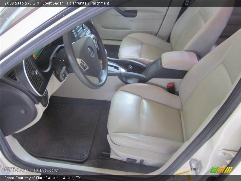Polar White / Parchment 2009 Saab 9-3 2.0T Sport Sedan