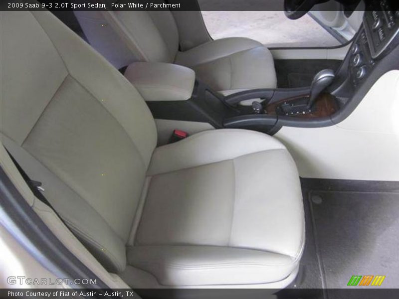 Polar White / Parchment 2009 Saab 9-3 2.0T Sport Sedan