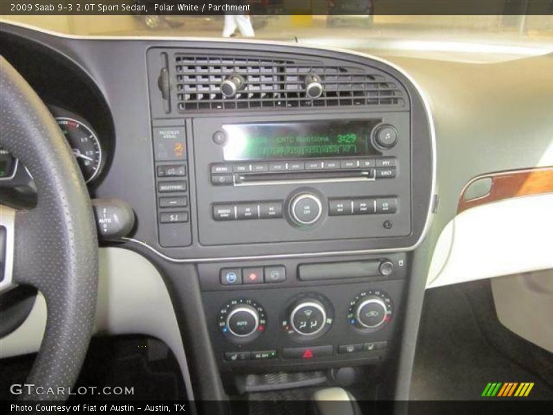 Polar White / Parchment 2009 Saab 9-3 2.0T Sport Sedan