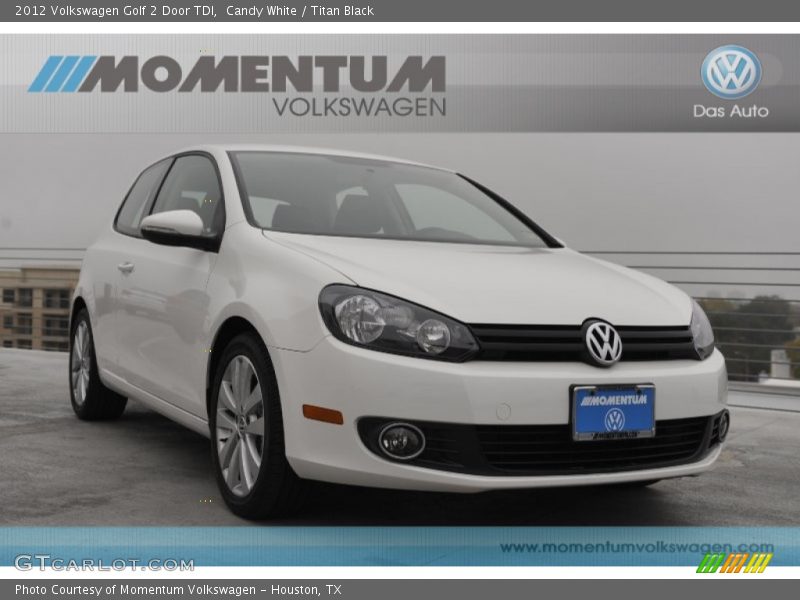 Candy White / Titan Black 2012 Volkswagen Golf 2 Door TDI