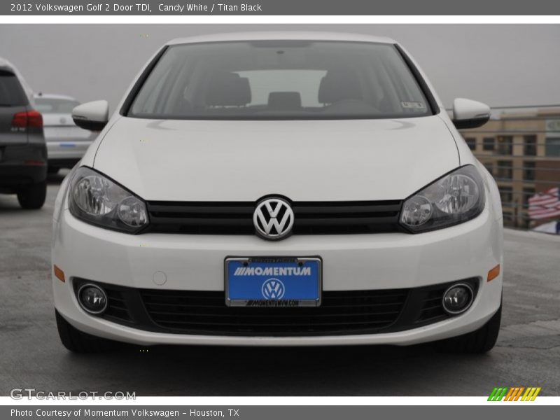 Candy White / Titan Black 2012 Volkswagen Golf 2 Door TDI