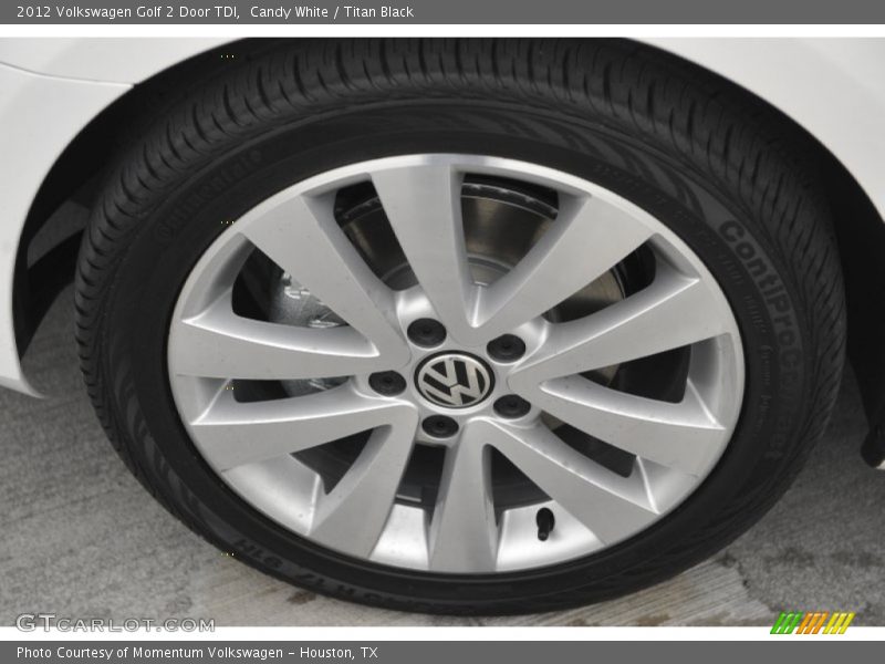 Candy White / Titan Black 2012 Volkswagen Golf 2 Door TDI