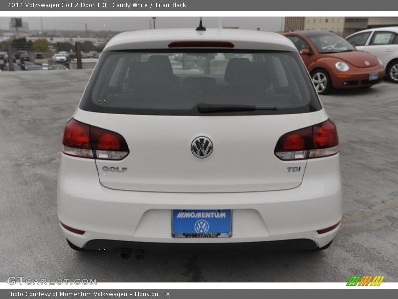 Candy White / Titan Black 2012 Volkswagen Golf 2 Door TDI