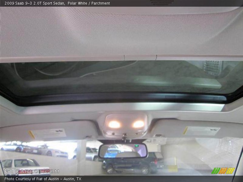Polar White / Parchment 2009 Saab 9-3 2.0T Sport Sedan