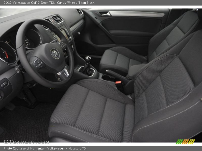Candy White / Titan Black 2012 Volkswagen Golf 2 Door TDI