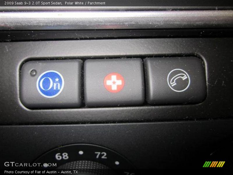 Polar White / Parchment 2009 Saab 9-3 2.0T Sport Sedan