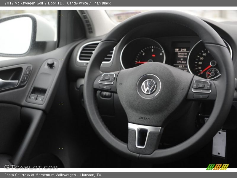 Candy White / Titan Black 2012 Volkswagen Golf 2 Door TDI