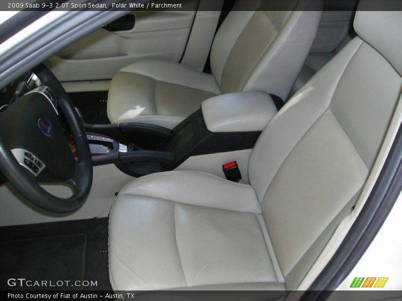 Polar White / Parchment 2009 Saab 9-3 2.0T Sport Sedan