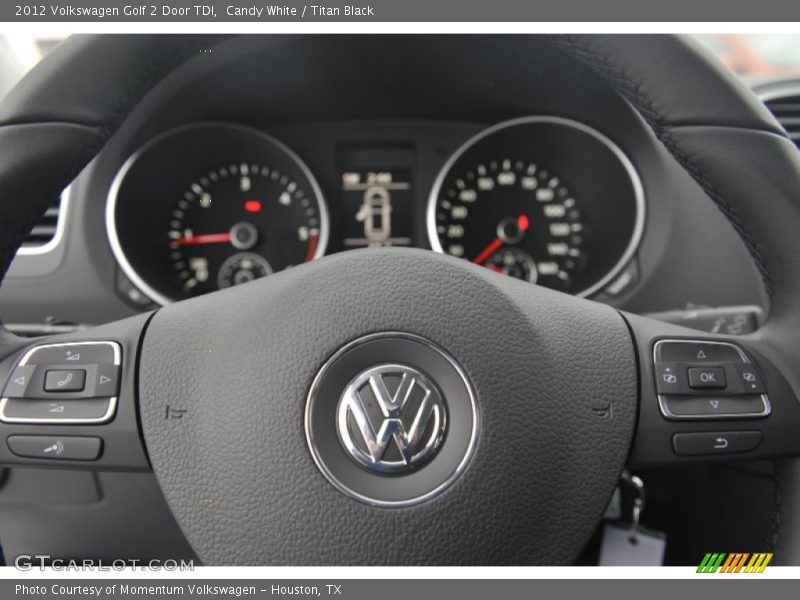 Candy White / Titan Black 2012 Volkswagen Golf 2 Door TDI