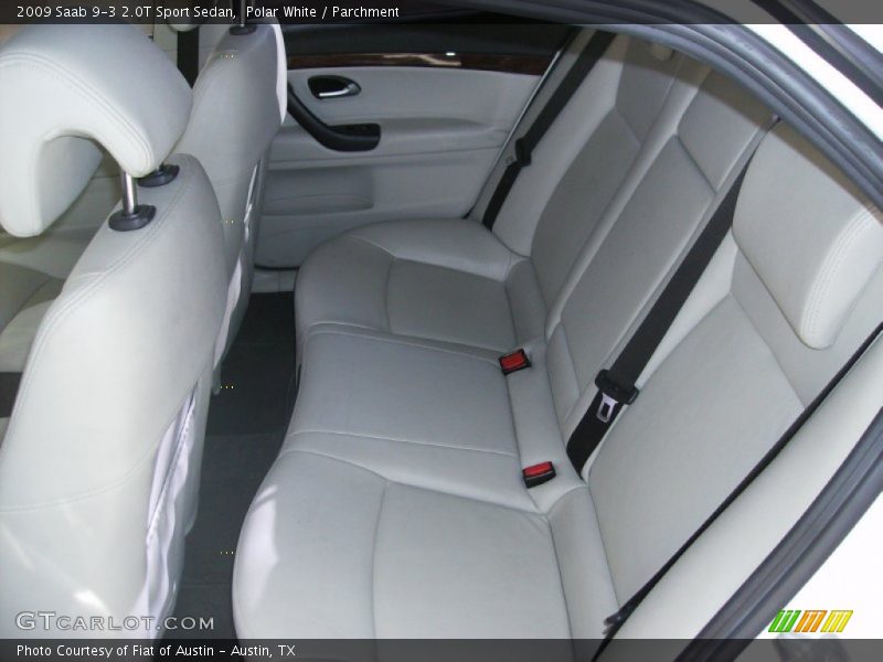 Polar White / Parchment 2009 Saab 9-3 2.0T Sport Sedan