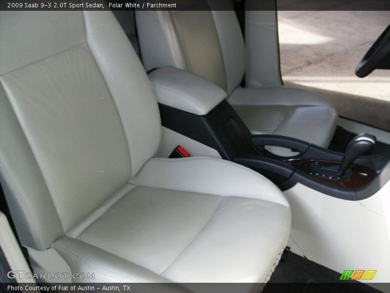 Polar White / Parchment 2009 Saab 9-3 2.0T Sport Sedan