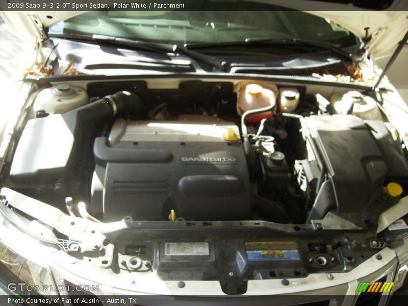 Polar White / Parchment 2009 Saab 9-3 2.0T Sport Sedan