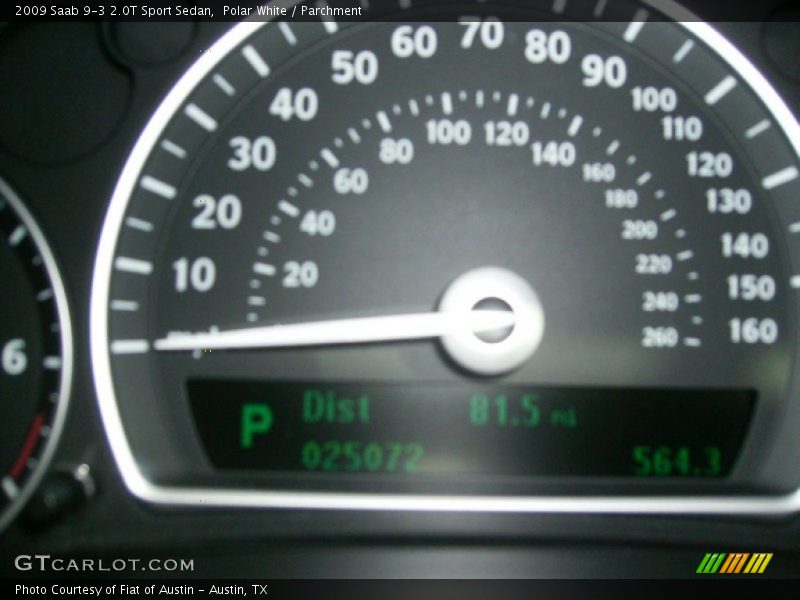 Polar White / Parchment 2009 Saab 9-3 2.0T Sport Sedan