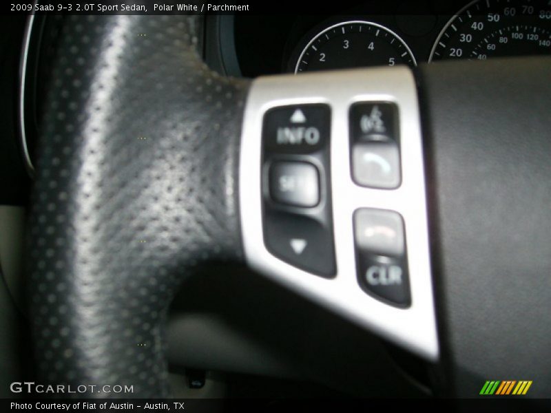 Polar White / Parchment 2009 Saab 9-3 2.0T Sport Sedan