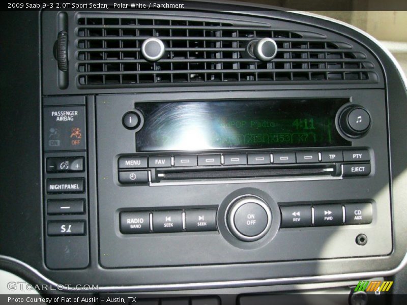 Polar White / Parchment 2009 Saab 9-3 2.0T Sport Sedan