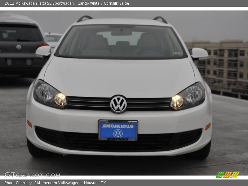 Candy White / Cornsilk Beige 2012 Volkswagen Jetta SE SportWagen