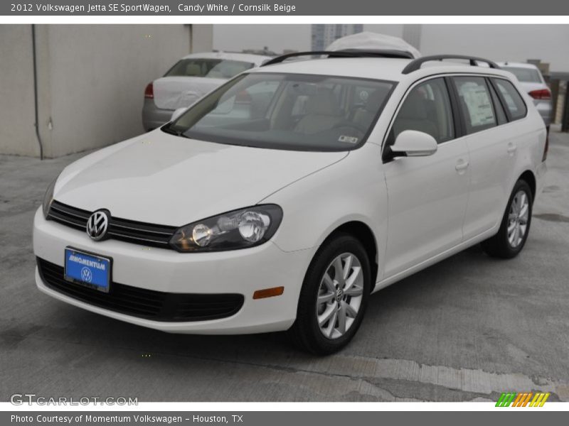 Candy White / Cornsilk Beige 2012 Volkswagen Jetta SE SportWagen