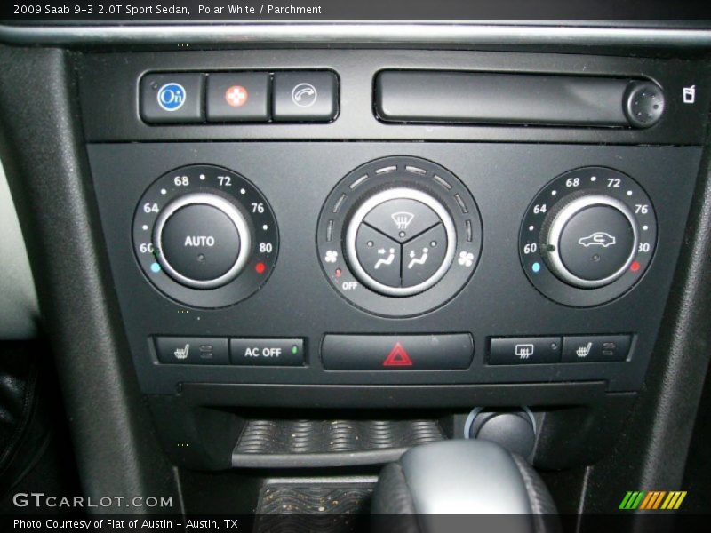 Polar White / Parchment 2009 Saab 9-3 2.0T Sport Sedan
