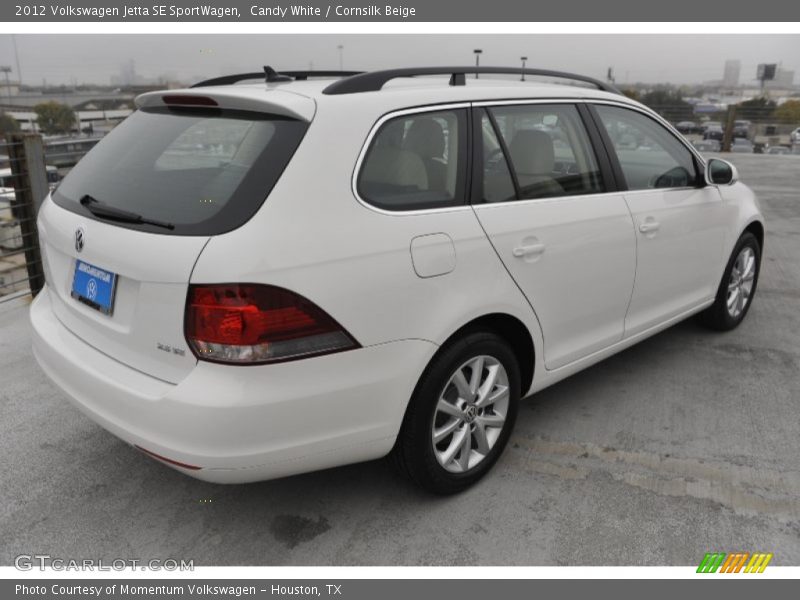 Candy White / Cornsilk Beige 2012 Volkswagen Jetta SE SportWagen