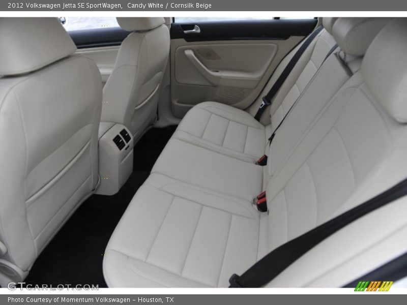 Candy White / Cornsilk Beige 2012 Volkswagen Jetta SE SportWagen