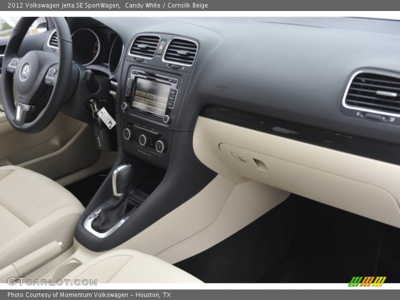 Candy White / Cornsilk Beige 2012 Volkswagen Jetta SE SportWagen