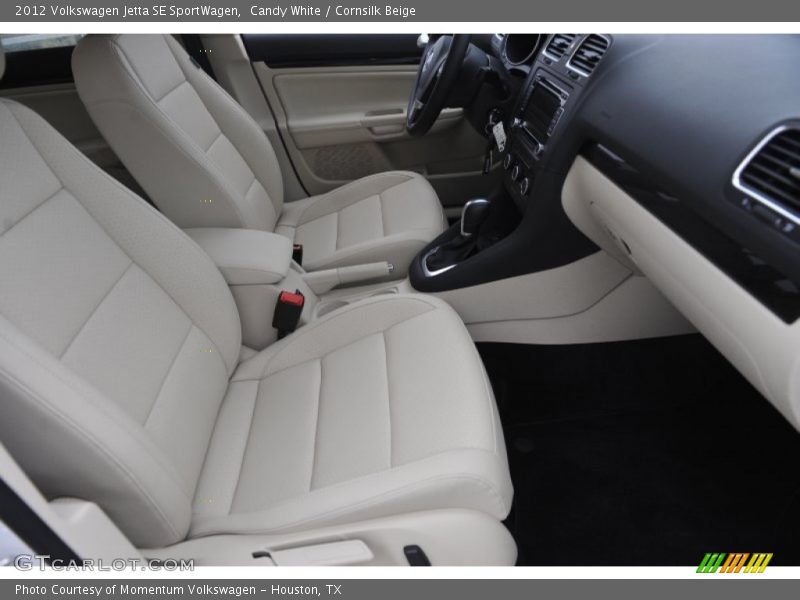 Candy White / Cornsilk Beige 2012 Volkswagen Jetta SE SportWagen