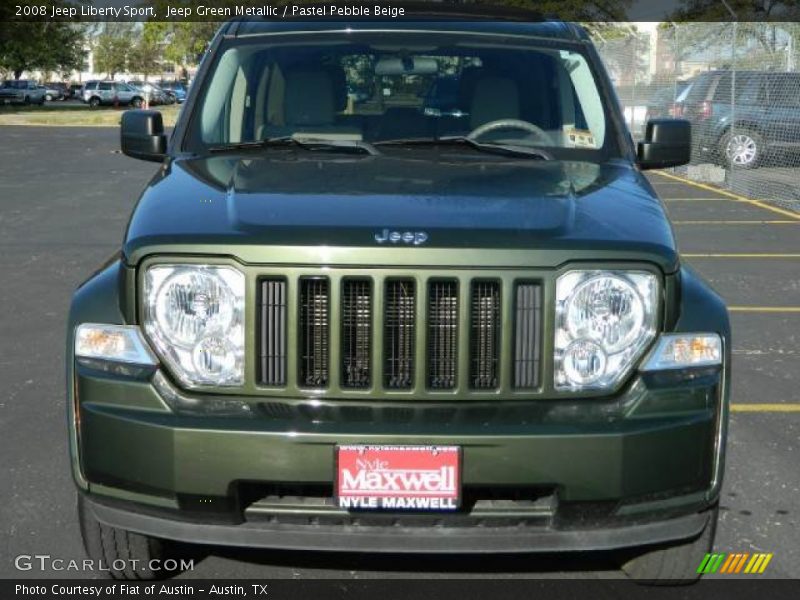 Jeep Green Metallic / Pastel Pebble Beige 2008 Jeep Liberty Sport