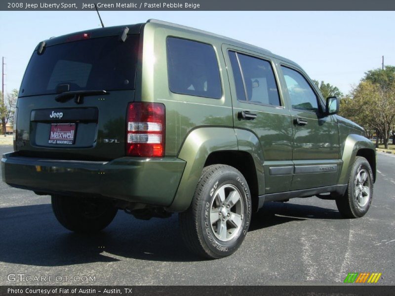 Jeep Green Metallic / Pastel Pebble Beige 2008 Jeep Liberty Sport