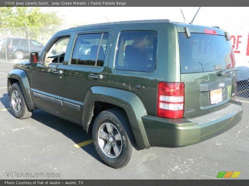 Jeep Green Metallic / Pastel Pebble Beige 2008 Jeep Liberty Sport