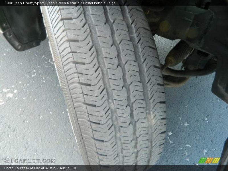 Jeep Green Metallic / Pastel Pebble Beige 2008 Jeep Liberty Sport
